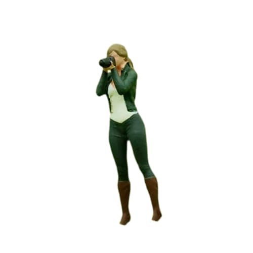 TTETTZ 1:64 Figur Harzpuppe für Fotoszene, Miniatur für Architekturmodell Und Eisenbahn, Female von TTETTZ