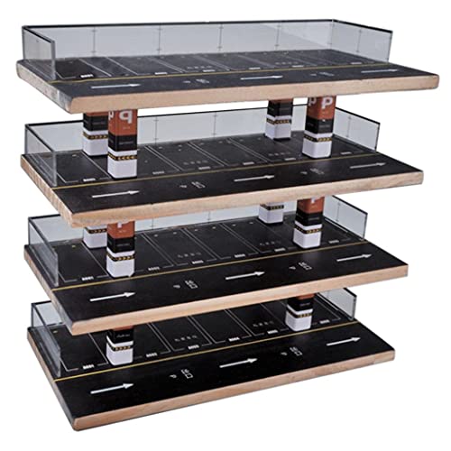 TTETTZ 1:64 Parkplatz Diorama Spielzeugauto 4 Acryl von TTETTZ
