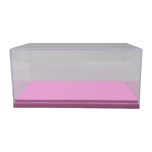 TTETTZ 1:64 Spielzeugautos Aufbewahrungsvitrine, Acrylbox für Sammlungen, Ausstellungsstand für Figuren, Rosa TTETTZ 1:64 Spielzeugautos Aufbewahrungsvitrine, Acrylbox für Sammlungen, Ausstellungsstand für Figuren, Rosa von TTETTZ