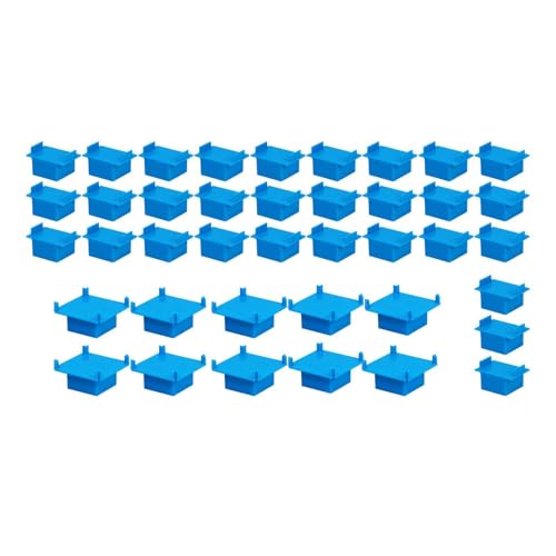 TTETTZ 10 Stück Gleisadapter für Holzeisenbahn, Bauset für Spielzeugzüge, Blau TTETTZ 10 Stück Gleisadapter für Holzeisenbahn, Bauset für Spielzeugzüge, Blau von TTETTZ