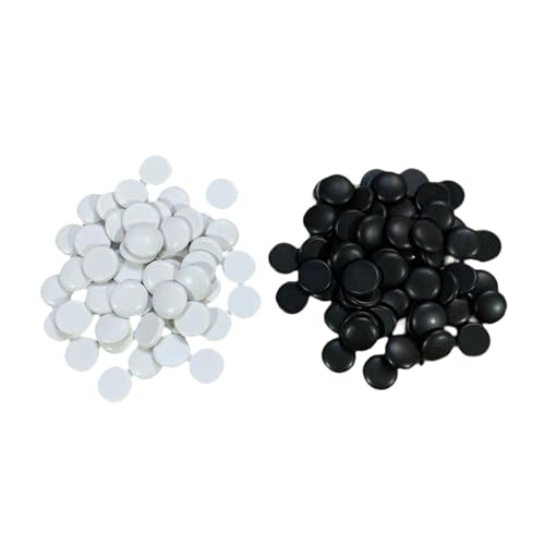 TTETTZ 100x Go Game Pieces Brettspiel Go Game Stones Set für Erwachsene Familienkinder von TTETTZ