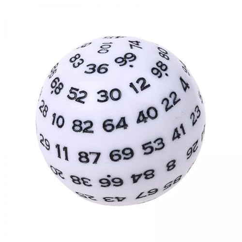TTETTZ 10x 100 Seitig Acryl Dices Familie Polyedrische Würfel für Kinder Erwachsene Spielen Spaß zu Hause TTETTZ 10x 100 Seitig Acryl Dices Familie Polyedrische Würfel für Kinder Erwachsene Spielen Spaß zu Hause von TTETTZ