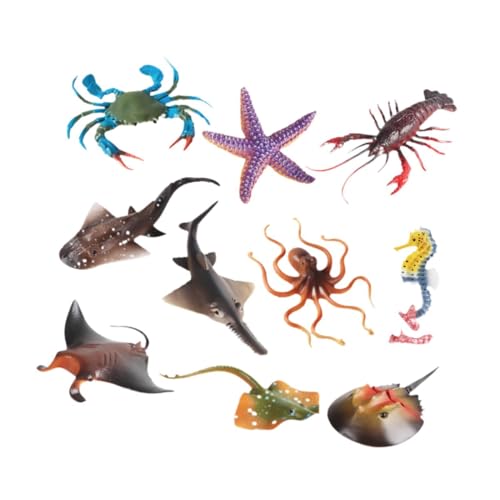 TTETTZ 10x Marine Tier Lebensechte Spielset Kinder Erkenntnis Figuren Figuren für Party TTETTZ 10x Marine Tier Lebensechte Spielset Kinder Erkenntnis Figuren Figuren für Party von TTETTZ