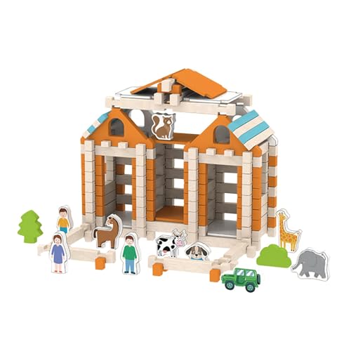 TTETTZ 120Pcs DIY Gebäude Modell Holz Haus Kits Spielzeug Einzigartige TTETTZ 120Pcs DIY Gebäude Modell Holz Haus Kits Spielzeug Einzigartige von TTETTZ