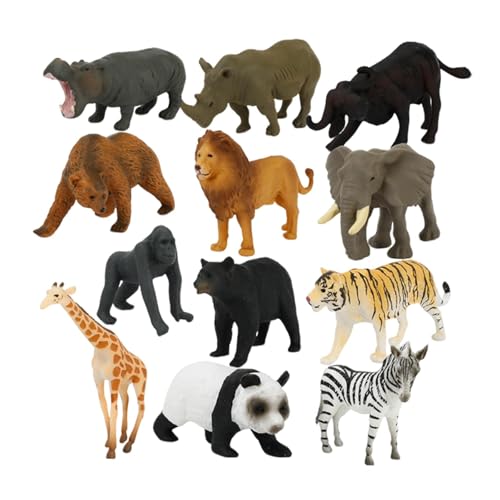 TTETTZ 12PCS Afrika Animal Model Set Animals Figuren für Kognitive Spielzeuge Holday TTETTZ 12PCS Afrika Animal Model Set Animals Figuren für Kognitive Spielzeuge Holday von TTETTZ