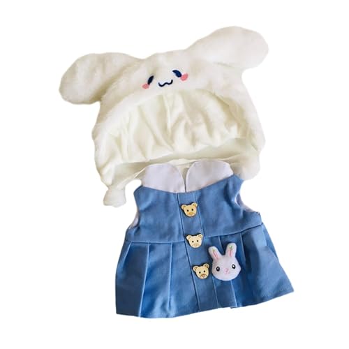 TTETTZ 14,96 Zoll Puppenkleidung, Outfit mit Kleid Und Hut für Kleine Mädchen von TTETTZ