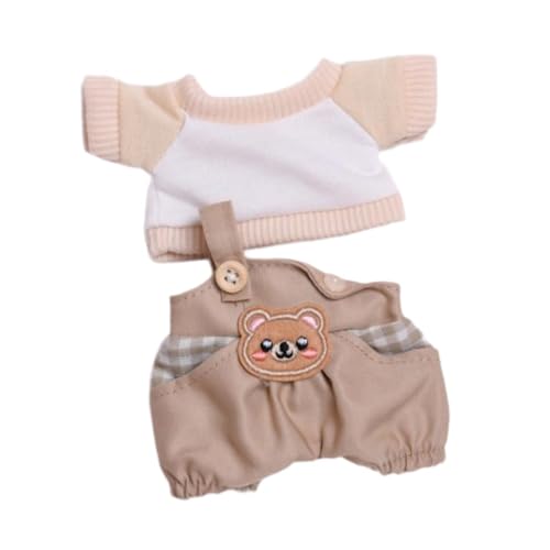 TTETTZ 15 cm Plüschpuppenkleidung, Puppenzubehör, Kostüme für Ankleidepuppen, Requisiten, Khaki TTETTZ 15 cm Plüschpuppenkleidung, Puppenzubehör, Kostüme für Ankleidepuppen, Requisiten, Khaki von TTETTZ