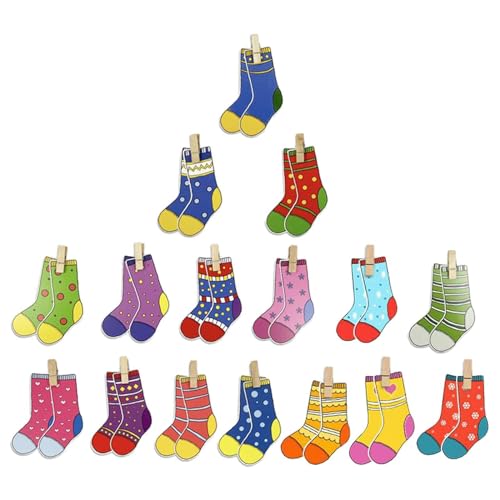 TTETTZ 16x Socken, Lernmaterial für Kinder, Vorschulspielzeug von TTETTZ