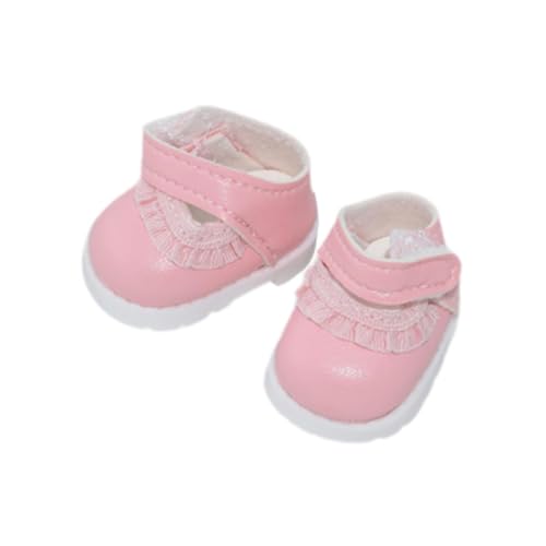 TTETTZ 17 cm Puppenschuhe für Ankleidepuppen, Spielzeug für Mädchen, DIY Zubehör für Puppen, Rosa TTETTZ 17 cm Puppenschuhe für Ankleidepuppen, Spielzeug für Mädchen, DIY Zubehör für Puppen, Rosa von TTETTZ