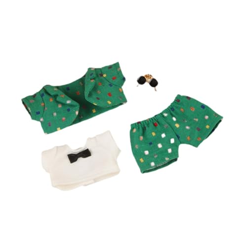 TTETTZ 17 cm Puppenzubehör für 6 Zoll Puppen, tragbare Outfits für Mädchen, GrÜn von TTETTZ