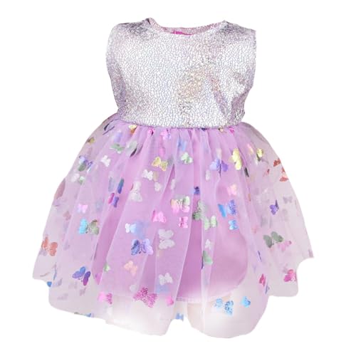 TTETTZ 18 Zoll Puppenkleid, Puppenkleidung, DIY, Rollenspiele, Puppenzubehör, Stylische Kostüme, Puppen Outfits, Puppenkleidung für 43 cm Große Puppen, Lila TTETTZ 18 Zoll Puppenkleid, Puppenkleidung, DIY, Rollenspiele, Puppenzubehör, Stylische Kostüme, Puppen Outfits, Puppenkleidung für 43 cm Große Puppen, Lila von TTETTZ
