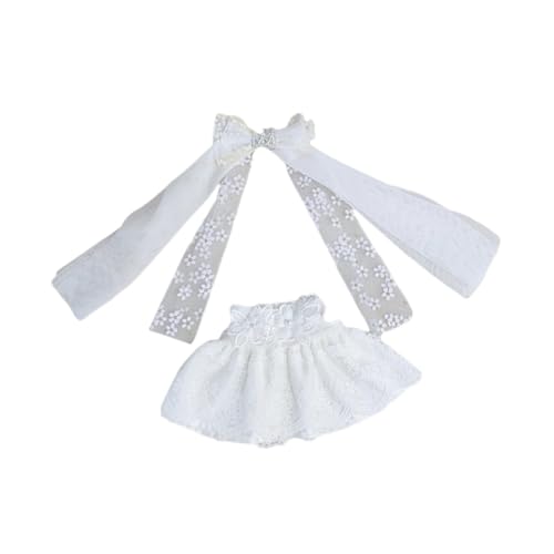 TTETTZ 2 Stück Puppen Brautkleid Und Schleier, Miniatur Outfits für 38 cm Puppen, Geschenkideen TTETTZ 2 Stück Puppen Brautkleid Und Schleier, Miniatur Outfits für 38 cm Puppen, Geschenkideen von TTETTZ