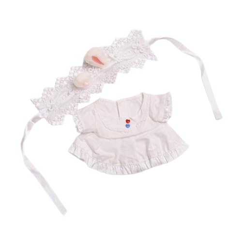 TTETTZ 2 Stück Puppenkleid Und Stirnband Accessoires für 6 8 Zoll Große Puppen TTETTZ 2 Stück Puppenkleid Und Stirnband Accessoires für 6 8 Zoll Große Puppen von TTETTZ