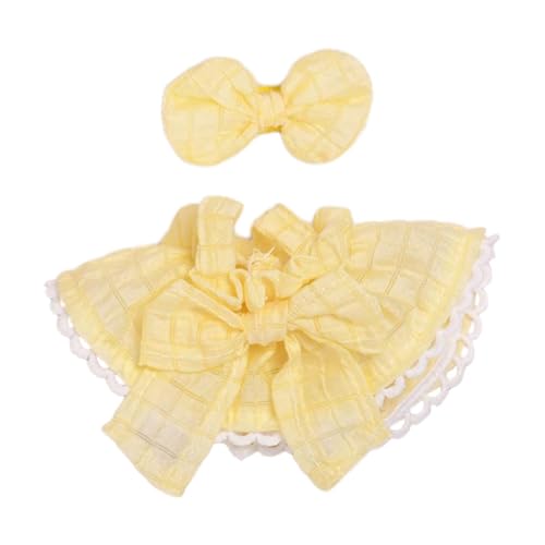 TTETTZ 2 Stück Puppenkleidung Bekleidungsset Puppen Zubehör Puppenkleid Hautfreundlicher Stoff Und Saubere Nähte Zum Erstellen von Szenenfotos Und zur, GELB TTETTZ 2 Stück Puppenkleidung Bekleidungsset Puppen Zubehör Puppenkleid Hautfreundlicher Stoff Und Saubere Nähte Zum Erstellen von Szenenfotos Und zur, GELB von TTETTZ