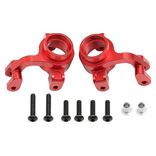 TTETTZ 2 Stück RC Auto Frontlenkbecher Lenktassen RC Auto Teile Präzise Aluminiumfertigung Besonders Stabil bei Intensiver Nutzung für Hobbyfahrer Reparatur, Rot TTETTZ 2 Stück RC Auto Frontlenkbecher Lenktassen RC Auto Teile Präzise Aluminiumfertigung Besonders Stabil bei Intensiver Nutzung für Hobbyfahrer Reparatur, Rot von TTETTZ