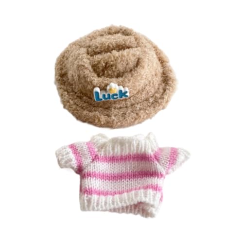 TTETTZ 2 Stücke Puppenkleidung Bestehend Aus Puppenpullover Und Mütze EIN Komplettes Puppenoutfit Kostüm Aus Strapazierfähigem Stoff für Rollenspiel von, Gelb TTETTZ 2 Stücke Puppenkleidung Bestehend Aus Puppenpullover Und Mütze EIN Komplettes Puppenoutfit Kostüm Aus Strapazierfähigem Stoff für Rollenspiel von, Gelb von TTETTZ