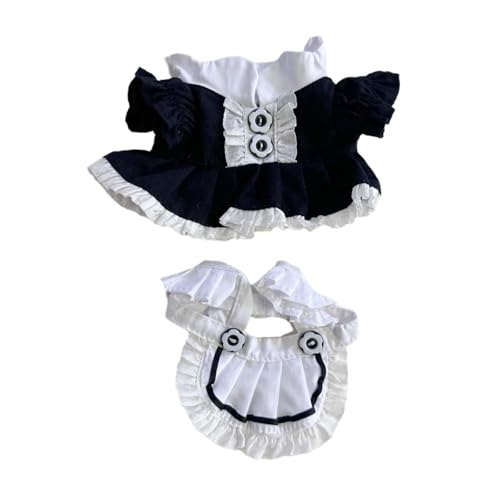 TTETTZ 20 cm Plüsch Puppenkleid, Puppenzubehör, Kleidung für Kinder, Geschenk, Weiche Anziehsachen TTETTZ 20 cm Plüsch Puppenkleid, Puppenzubehör, Kleidung für Kinder, Geschenk, Weiche Anziehsachen von TTETTZ