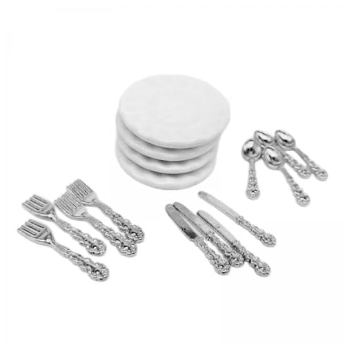 TTETTZ 2X 1/12 Skala Cake Stand Dollhouse Food Küche Argent TTETTZ 2X 1/12 Skala Cake Stand Dollhouse Food Küche Argent von TTETTZ