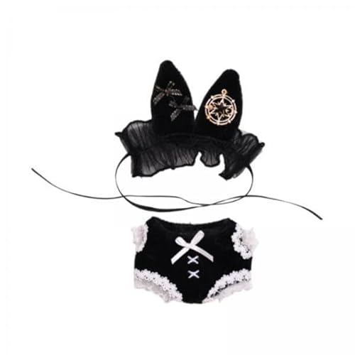 TTETTZ 2X 2 Stück Outfits für Fashion Dolls mit Hasenmotiv, Miniatur Kleidung Und Stirnband für Puppen von 10–15 cm TTETTZ 2X 2 Stück Outfits für Fashion Dolls mit Hasenmotiv, Miniatur Kleidung Und Stirnband für Puppen von 10–15 cm von TTETTZ