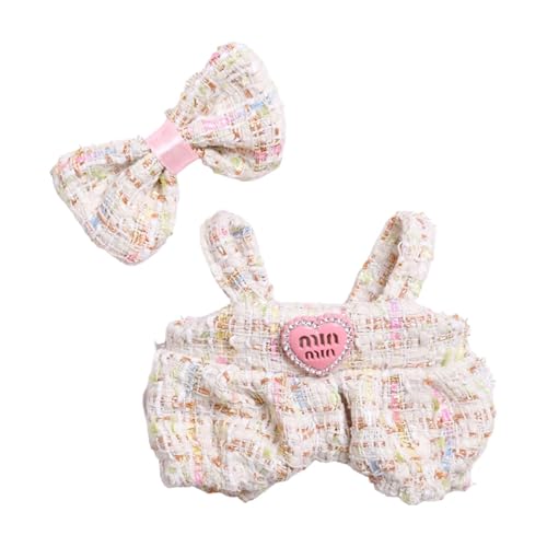 TTETTZ 2X Puppenkleidung Set mit abnehmbaren Teilen für 15 cm oder 17 cm große Puppen, Weiß TTETTZ 2X Puppenkleidung Set mit abnehmbaren Teilen für 15 cm oder 17 cm große Puppen, Weiß von TTETTZ