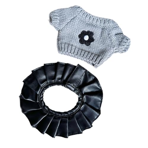 TTETTZ 2X Puppenpullover Und Lederrock Casual Outfits Miniaturkleidung TTETTZ 2X Puppenpullover Und Lederrock Casual Outfits Miniaturkleidung von TTETTZ