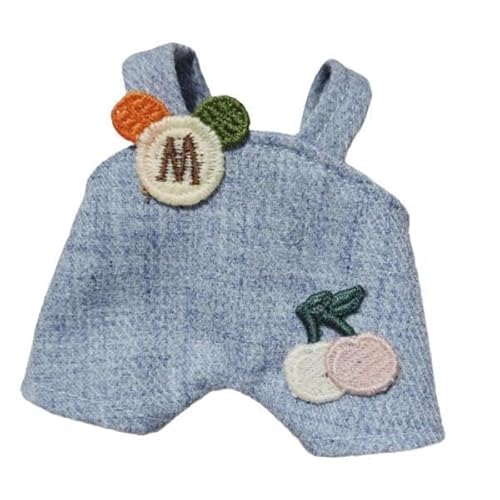 TTETTZ 2X Süße Puppenhose für 17 cm Große Anhängerpuppe Mädchen Kostüm von TTETTZ
