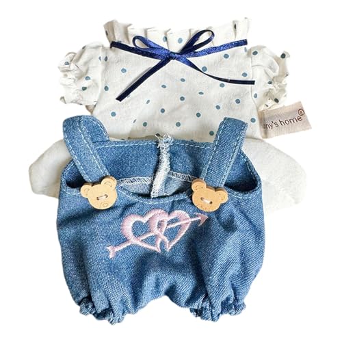 TTETTZ 2pcs Dolls Clothing ACCS Casual Outfits für 15 cm Duck Dolls Boy Dolls TTETTZ 2pcs Dolls Clothing ACCS Casual Outfits für 15 cm Duck Dolls Boy Dolls von TTETTZ