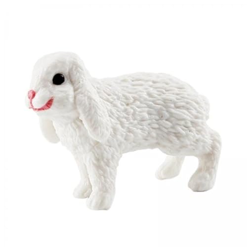 TTETTZ 2xRabbit Figuren Bunny Tier Figuren Kinder Kinder Kaninchen Spielset Modell Wildlife Tier Statue für Desktop Decor Party Geschenke TTETTZ 2xRabbit Figuren Bunny Tier Figuren Kinder Kinder Kaninchen Spielset Modell Wildlife Tier Statue für Desktop Decor Party Geschenke von TTETTZ