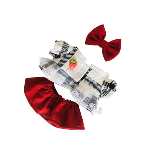 TTETTZ 3 Stück Fashion Dolls Mantel Und Rock Schleife Miniatur Kleidung Accessoire Handarbeit TTETTZ 3 Stück Fashion Dolls Mantel Und Rock Schleife Miniatur Kleidung Accessoire Handarbeit von TTETTZ