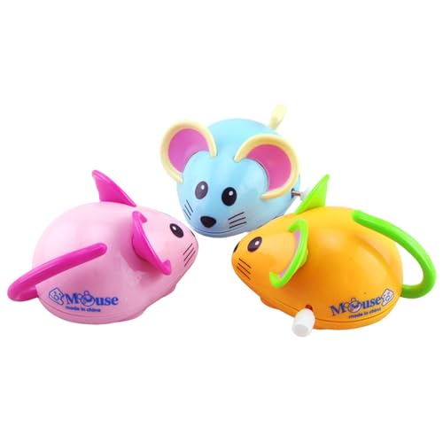 TTETTZ 3 Stücke Uhrwerk Maus Spielzeug Lustige für Goody Bag Füllstoffe Korb Stuffer von TTETTZ
