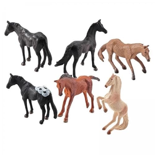 TTETTZ 3 X 6 Stück Lebensechte Bauernhof Tierfiguren, Mini Lernspielzeug für Kinder, Geschenk A von TTETTZ