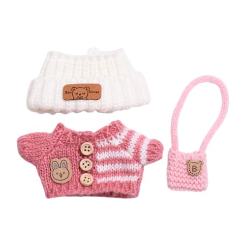 TTETTZ 3er Set Kleidung und Hut für Puppen, Zubehör für 15-17 cm Figuren, Geschenkideen TTETTZ 3er Set Kleidung und Hut für Puppen, Zubehör für 15-17 cm Figuren, Geschenkideen von TTETTZ