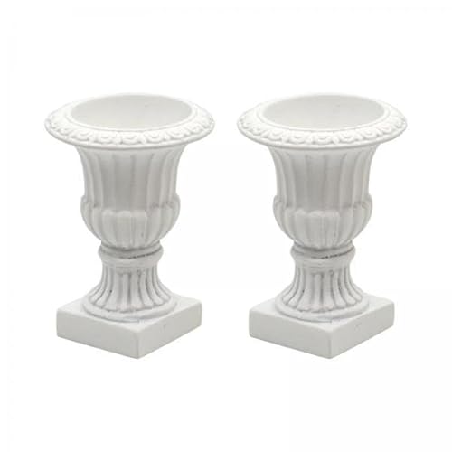 TTETTZ 4X 2X Puppenhaus Dekoration Maßstab 1:12 Urne Pflanzer für Miniatur Szene Decor TTETTZ 4X 2X Puppenhaus Dekoration Maßstab 1:12 Urne Pflanzer für Miniatur Szene Decor von TTETTZ