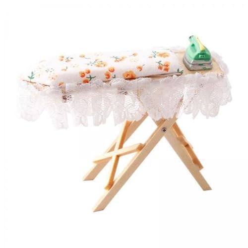 TTETTZ 4X Dollhouse Miniatur Bügeltisch Playset 1: 12 Simulation für Diorama von TTETTZ