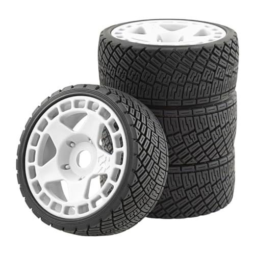 TTETTZ 4er Set RC Räder Und Reifen für 1:7 1:8 Crawler Autos, Weiß TTETTZ 4er Set RC Räder Und Reifen für 1:7 1:8 Crawler Autos, Weiß von TTETTZ