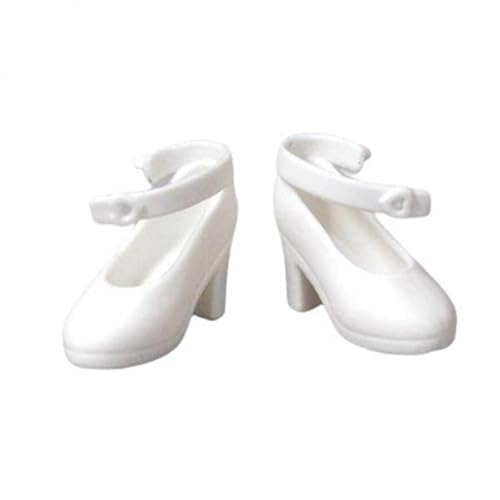 TTETTZ 4xPlastik Mädchen Puppenschuhe für Blythe //Azone Anzieh Outfits ACCS Weiß von TTETTZ