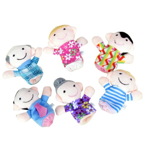 TTETTZ 6 Personen Familienpuppenset Fingerpuppe Spielzeug Rollenspiel von TTETTZ
