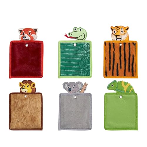 TTETTZ 6 Stück Sensorische Matten Tierische Sensorische Pads für Jungen Mädchen Vorschulklassenzimmer TTETTZ 6 Stück Sensorische Matten Tierische Sensorische Pads für Jungen Mädchen Vorschulklassenzimmer von TTETTZ