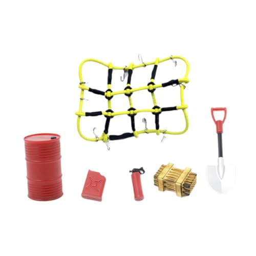 TTETTZ 6X RC Auto Dach Teile für 1/18 SCX24 Crawler Modell, Gelb von TTETTZ