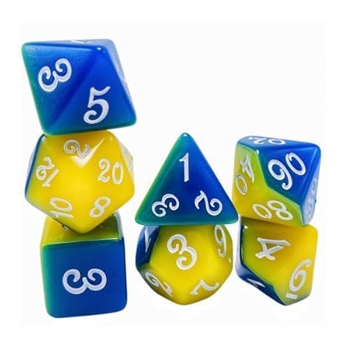 TTETTZ 6x7 Stück Mehrseitige Spielwürfel, Polyedrische Würfel, Mathematik Lernspielzeug, Unterhaltungsspielzeug, Spielwürfel Set für Barpartys, KTV Kartenspi TTETTZ 6x7 Stück Mehrseitige Spielwürfel, Polyedrische Würfel, Mathematik Lernspielzeug, Unterhaltungsspielzeug, Spielwürfel Set für Barpartys, KTV Kartenspi von TTETTZ