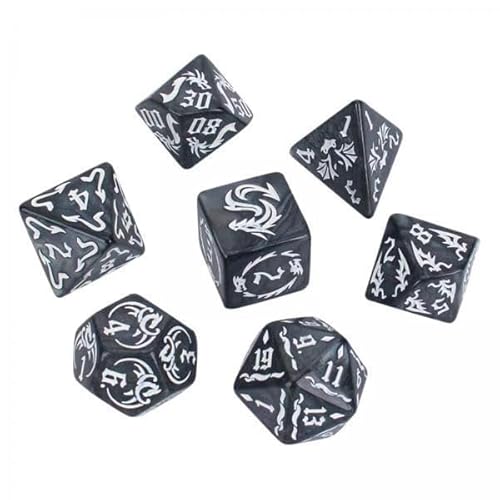 TTETTZ 6x7x D20 D12 D10 D8 D6 D4 DICE Set Party Game Acryl Mehrseitig Game Dices für Bar Rollenspiel KTV Card Game Card Games von TTETTZ