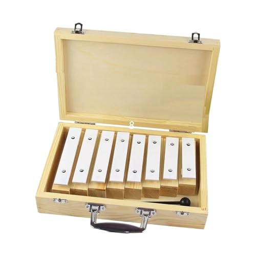 TTETTZ 8 Noten Glockenspiel Xylophon Metalltasten Kindermusikinstrument für Kinder TTETTZ 8 Noten Glockenspiel Xylophon Metalltasten Kindermusikinstrument für Kinder von TTETTZ
