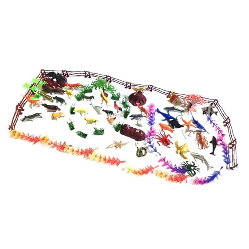 TTETTZ 80 Stück Tierfiguren Tierspielzeug Figuren Set Miniaturen Heimdekoration TTETTZ 80 Stück Tierfiguren Tierspielzeug Figuren Set Miniaturen Heimdekoration von TTETTZ