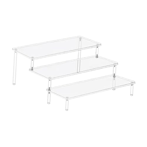 TTETTZ Acryl Riser für Die Präsentation von Desserts, Cupcakes Und Kosmetikartikeln, 3-stufig TTETTZ Acryl Riser für Die Präsentation von Desserts, Cupcakes Und Kosmetikartikeln, 3-stufig von TTETTZ