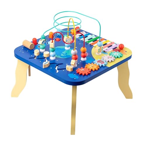 TTETTZ Aktivitätstisch Center Spielzeug Musik Xylophon Spielzeugform Erkennung Bead Maze Gear von TTETTZ