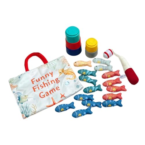 TTETTZ Angelspielzeug für Kleinkinder, Spielmatte, Lernspiel für 1–3-Jährige, Beige von TTETTZ
