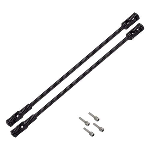 TTETTZ Antriebswelle für 1/10 RC Crawler Autos, DIY Montage Und Reparatur 2,68 Zoll 9,02 Zoll, Schwarz 1 Paar TTETTZ Antriebswelle für 1/10 RC Crawler Autos, DIY Montage Und Reparatur 2,68 Zoll 9,02 Zoll, Schwarz 1 Paar von TTETTZ