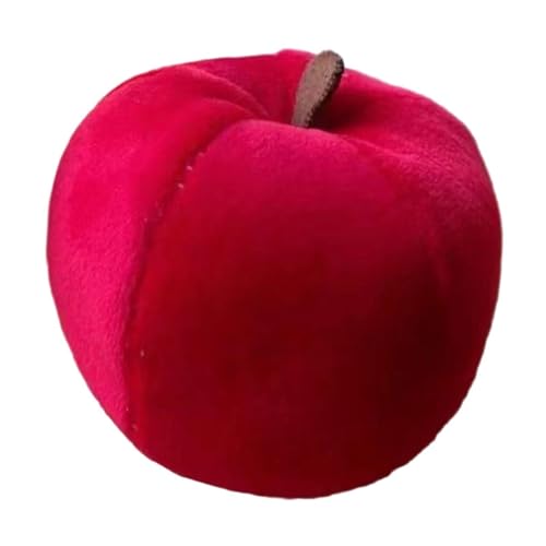 TTETTZ Apfel Plüschtier Kuscheltier Plüschfigur Frucht Spielzeug mit Kreativer Gestaltung Als Lustiges Sammlerstück für Kinderzimmer Dekoration für Jungen Un, Rot TTETTZ Apfel Plüschtier Kuscheltier Plüschfigur Frucht Spielzeug mit Kreativer Gestaltung Als Lustiges Sammlerstück für Kinderzimmer Dekoration für Jungen Un, Rot von TTETTZ