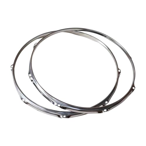 TTETTZ Bass -Drum Hoops Teig Hoops 6 Loch Tragbare Percussion Sturdy Repairing Supplies -Komponenten für obere und untere Trommelfelgen, 13 Inch von TTETTZ