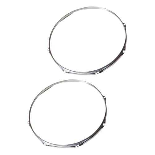 TTETTZ Bass Drum Hoops Teig Hoops Leichte Versorgung DIY Making tragbarer Komponenten professioneller Ersatzteil für obere und unten, 13 in 8 Hole von TTETTZ